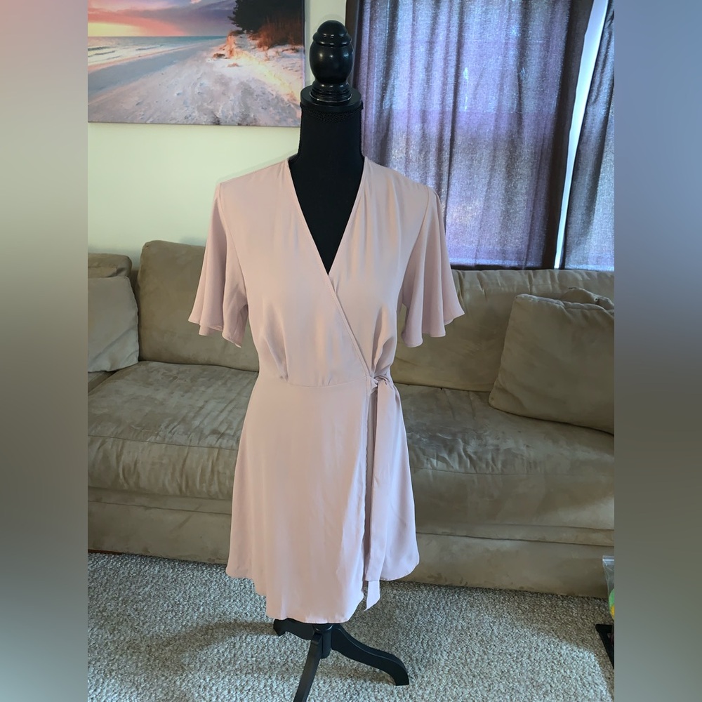 Atmosphere wrap dress